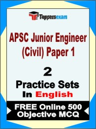 APSC Junior Engineer (Civil) Paper 1 Test Book in English - Question Paper / Practice Set