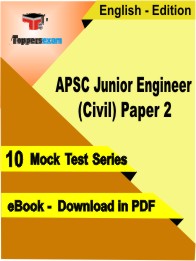 APSC Junior Engineer (Civil) Paper 2 Test PDF Book In English - Mock Test/Practice Set