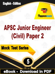 APSC Junior Engineer (Civil) Paper 2 Test PDF Book In English - Practice Set