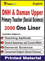 DNH & Daman Upper Primary Teacher (Social Science) One Liner Book in English