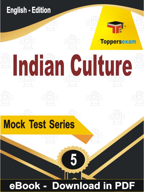 Indian Culture Exam  PDF Book In English - Practice Set