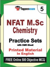 NFAT M.Sc Chemistry Book in English - Mock Test / Practice Set