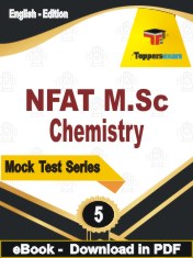 NFAT M.Sc Chemistry  PDF Book In English - Practice Set