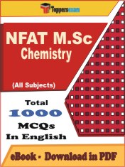 NFAT M.Sc Chemistry PDF Book In English - MCQ / Objective Questions