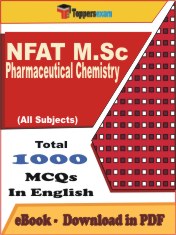 NFAT M.Sc Pharmaceutical Chemistry PDF Book In English - MCQ / Objective Questions