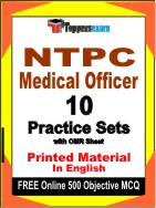 NTPC Medical Officer Book in English - Practice Set