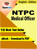 NTPC Medical Officer Test PDF Book In English - Mock Test/Practice Set