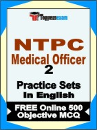 NTPC Medical Officer Book in English - Question Paper / Practice Set
