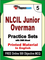 NLCIL Junior Overman Book in English - Mock Test / Practice Set