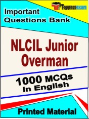 NLCIL Junior Overman  Book in English - Objective MCQ