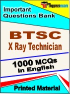 BTSC X Ray Technician Book in English - Objective MCQ