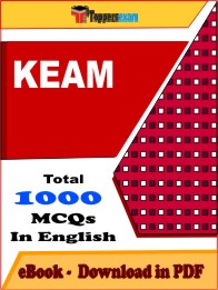 KEAM PDF Book In English - MCQ / Objective Questions