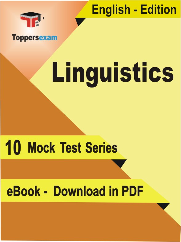 Linguistics Test PDF Book In English - Mock Test/Practice Set