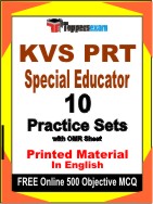 KVS PRT Special Educator Book in English - Practice Set