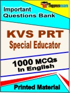 KVS PRT Special Educator  Book in English - Objective MCQ