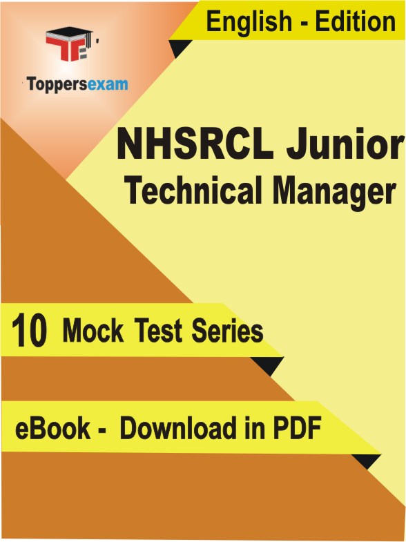NHSRCL Junior Technical Manager Test PDF Book In English - Mock Test/Practice Set