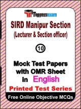 SIRD MSO (Lecturer & Section Officer) Exam Mock Test Papers (Book) in English