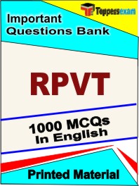 RPVT Test Book in English - Objective MCQ