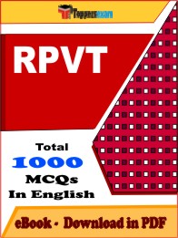 RPVT PDF Book In English - MCQ / Objective Questions