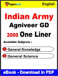 Indian Army Agniveer GD One Liner Book PDF in English