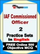 IAF Commissioned Officer Test Book in English - Question Paper / Practice Set