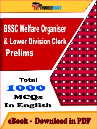 BSSC Welfare Organiser & Lower Division Clerk Prelims PDF Book In English - MCQ / Objective Questions