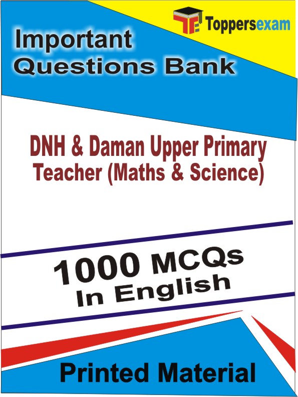 DNH & Daman Upper Primary Teacher Maths & Science Book in English - Objective MCQ