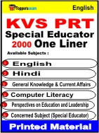KVS PRT Special Educator One Liner Book in English