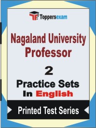 Nagaland University Professor Book in English - Question Paper / Practice Set