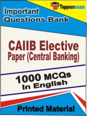 CAIIB Elective Paper (Central Banking) Book in English - Objective MCQ
