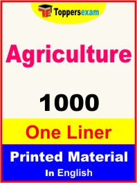 Agriculture One Liner Book in English