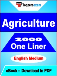 Agriculture One Liner Book PDF in English