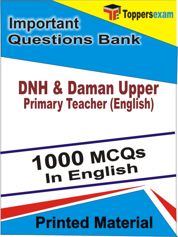 DNH & Daman Upper Primary Teacher (English) Exam  Book in English - Objective MCQ