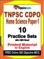 TNPSC CDPO Home Science ( Paper-1 ) Book in English - Practice Set