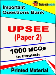 UPSEE (Paper 2) Exam  Book in English - Objective MCQ