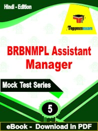 BRBNMPL Assistant Manager Test PDF Book In Hindi - Practice Set