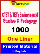 CTET & TETs Environmental Studies & Pedagogy One Liner Book in English