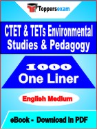 CTET & TETs Environmental Studies & Pedagogy One Liner Book PDF in English