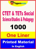 CTET & TETs Social Science/Studies & Pedagogy One Liner Book in English