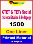 CTET & TETs Social Science/Studies & Pedagogy One Liner Book in English