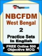 NBCFDM West Bengal Book in English - Question Paper / Practice Set