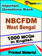 NBCFDM West Bengal  Book in English - Objective MCQ