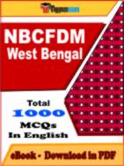 NBCFDM West Bengal PDF Book In English - MCQ / Objective Questions