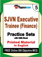 SJVN Executive Trainee (Finance) Book in English - Mock Test / Practice Set