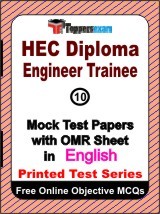 HEC Diploma Engineer Trainee Exam Mock Test Papers (Book) in English