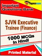 SJVN Executive Trainee (Finance)  Book in Hindi - Objective MCQ