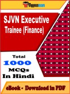 SJVN Executive Trainee (Finance)  PDF Book In Hindi - MCQ / Objective Questions