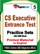 CS Executive Entrance Test Book in English - Mock Test / Practice Set