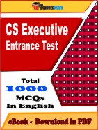 CS Executive Entrance Test  PDF Book In English - MCQ / Objective Questions