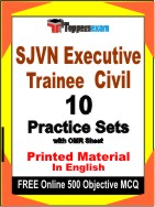 SJVN Executive Trainee Civil Book in English - Practice Set